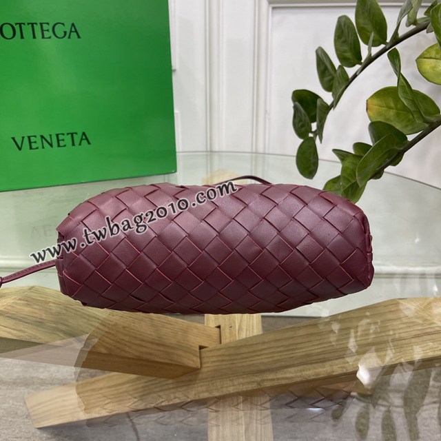 Bottega veneta高端女包 98061 寶緹嘉升級版小號編織雲朵包 BV經典款純手工編織羔羊皮女包  gxz1171